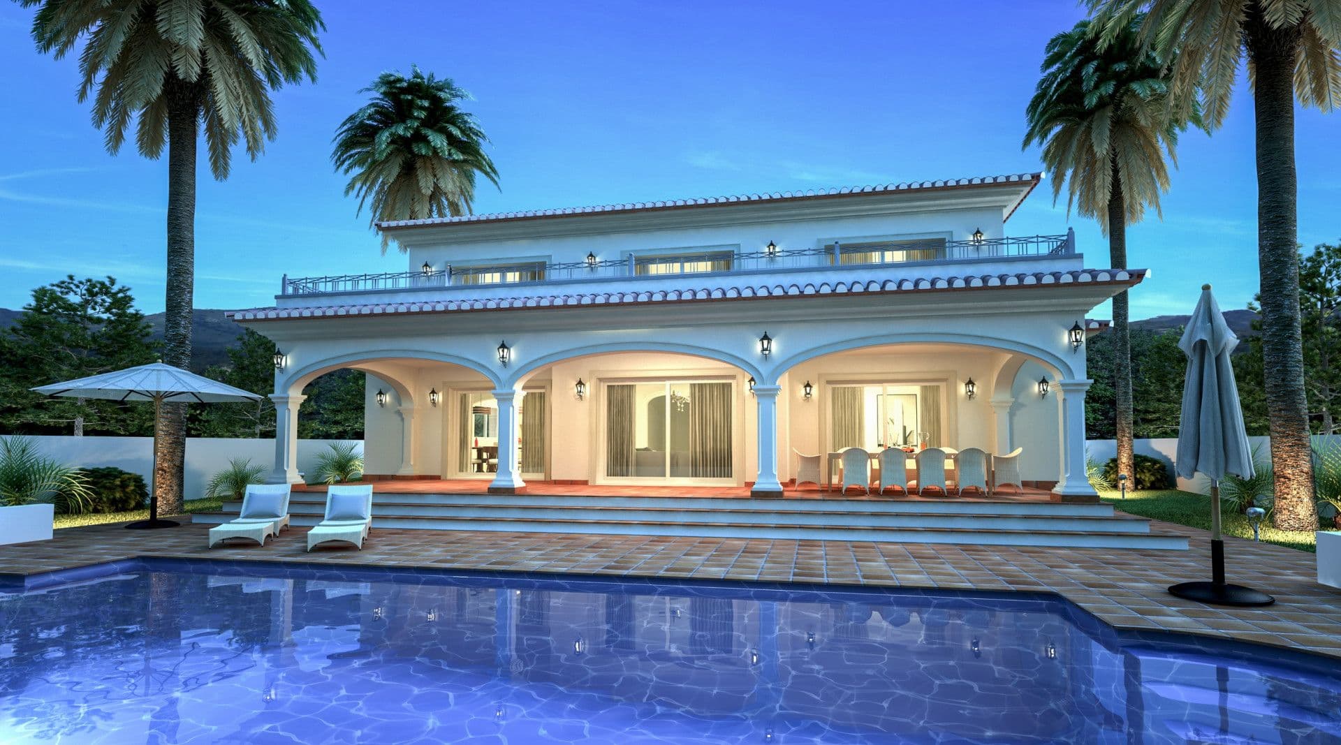 Villa project with a swimming pool in Dénia.