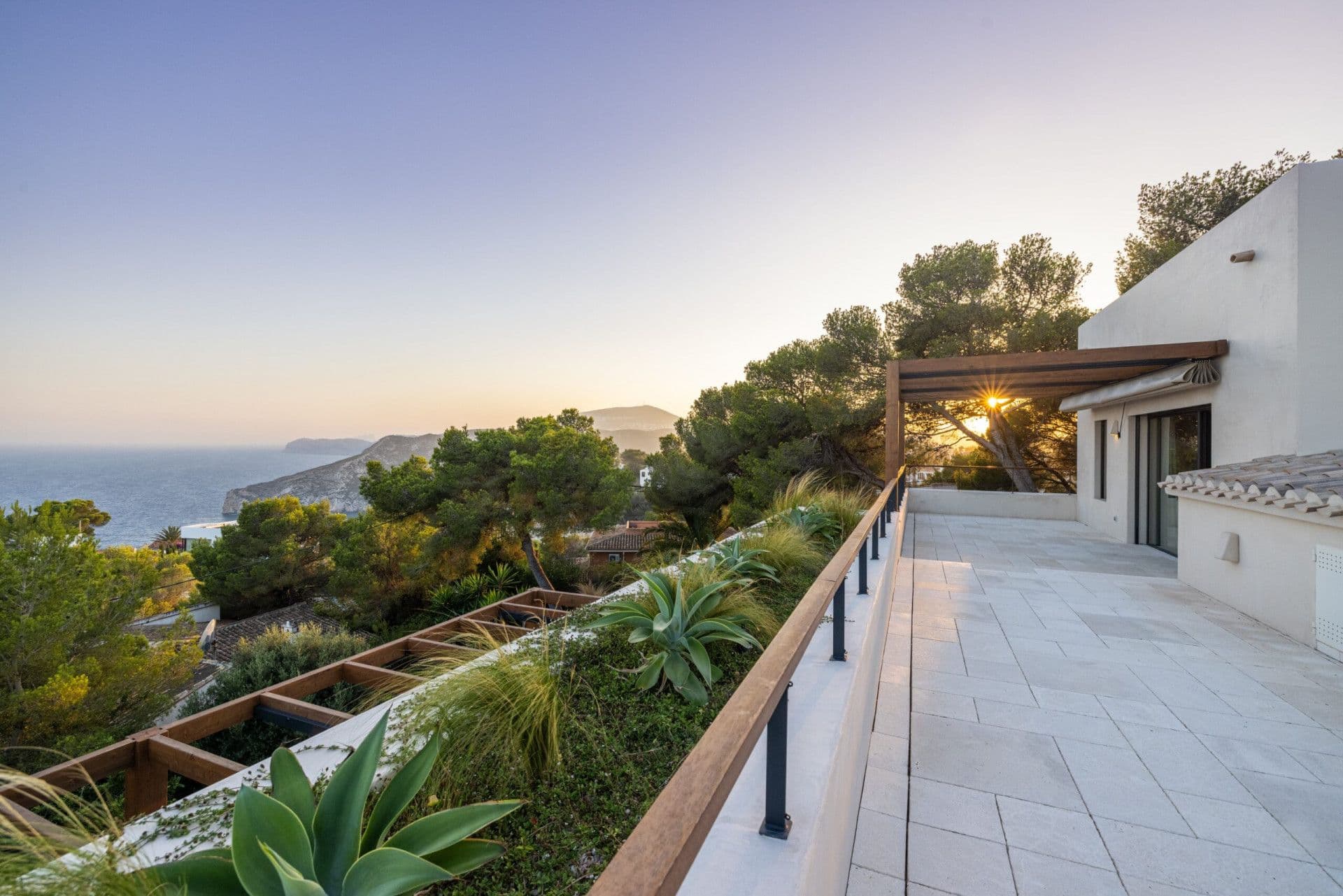 Luxury Ibiza-style villa with sea views in Costa Nova Panorama, Jávea